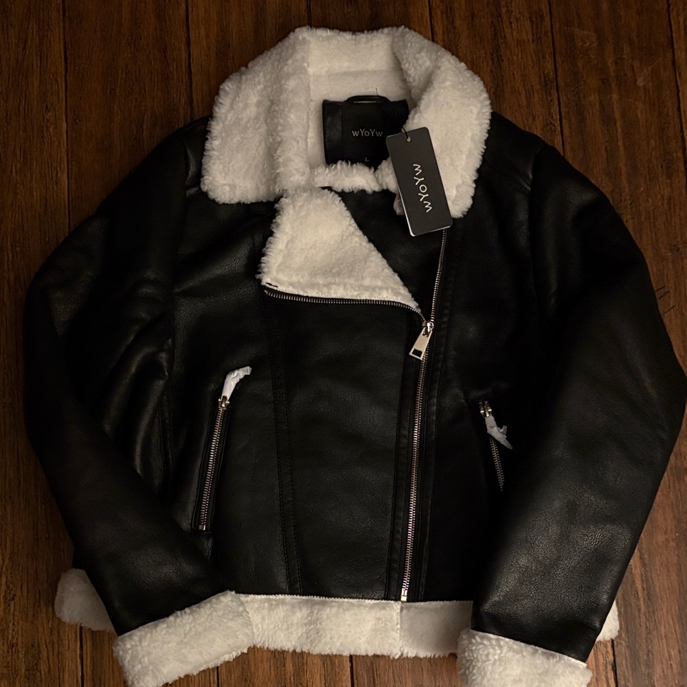 Black and Cream  Jacket
